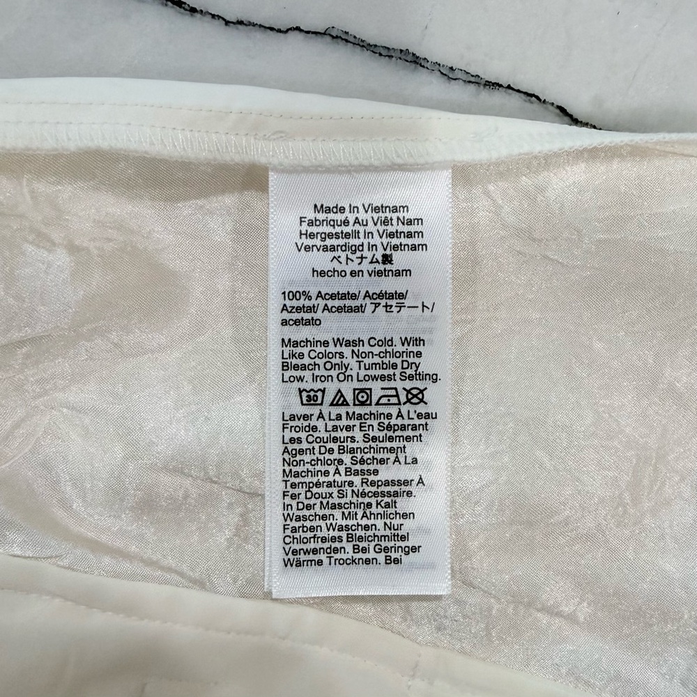 NWT J.Crew ($148) Stratus Pant Textured Satin Ivory Small - Picture 8 of 8